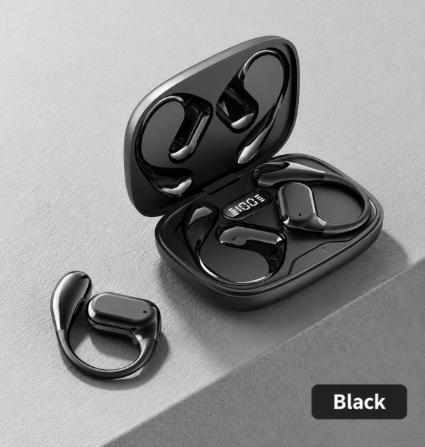 Dragonfly G22 Premium Wireless Open-Ear Earbuds with Bluetooth 5.4, Digital Battery Display & Flexible Ear Hooks