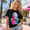 Miami Marilyn Monroe 22 T-Shirt – Retro Neon Graphic Tee | Black Miami Streetwear