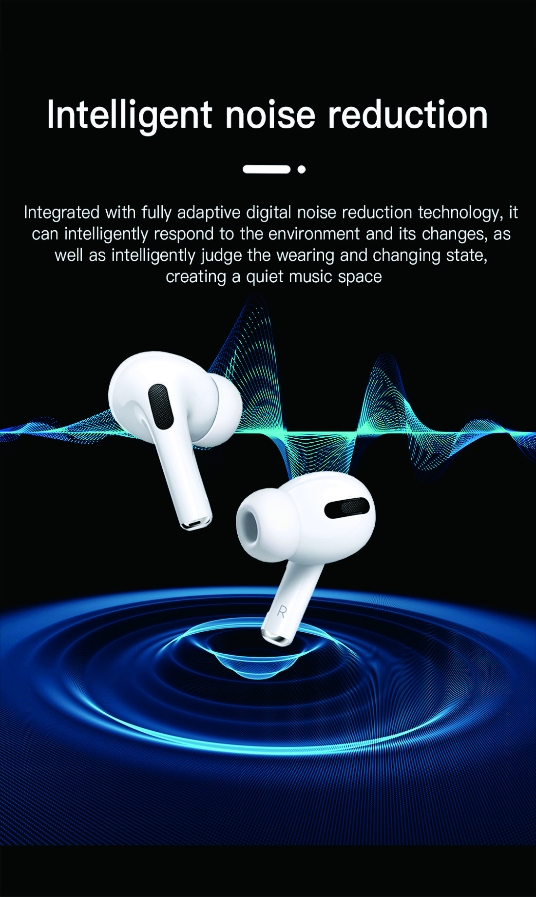 Dragonfly Y16 White Wireless Earbuds with Touchscreen Charging Case - Image 9